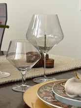 Load image into Gallery viewer, Burgundy Crystal Wine Glass
