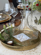 Load image into Gallery viewer, Faceted Crystal Wine Decanter