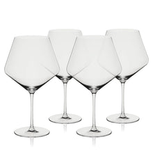 Load image into Gallery viewer, Burgundy Crystal Wine Glass