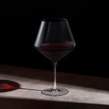 Load image into Gallery viewer, Burgundy Crystal Wine Glass