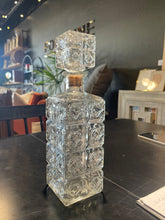 Load image into Gallery viewer, Vintage Square Crystal Decanter
