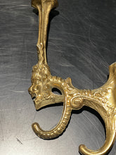 Load image into Gallery viewer, Ornate Gargoyle Solid Brass Coat Hooks Set/2