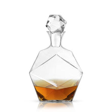 Load image into Gallery viewer, Faceted Crystal Liquor Decanter