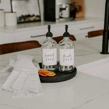 Load image into Gallery viewer, Round Black Tray - Large