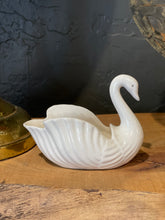 Load image into Gallery viewer, White Swan Figurine