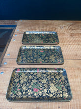 Load image into Gallery viewer, Vintage Appetizer Plates Canapé Tray - Roses