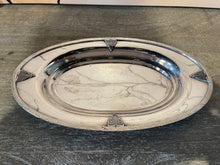 Load image into Gallery viewer, Art Deco Silver Plated Oval Tray