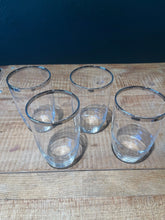 Load image into Gallery viewer, MCM Platinum Rim Tumblers-Set of 4 (Tall)