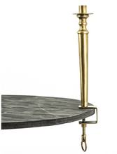 Load image into Gallery viewer, Candle Clamp - Black & Brass