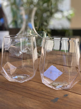 Load image into Gallery viewer, Faceted Crystal Wine Tumbler