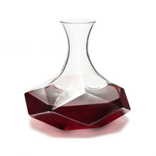 Load image into Gallery viewer, Faceted Crystal Wine Decanter