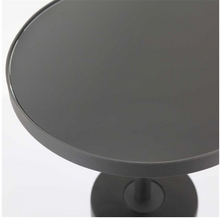 Load image into Gallery viewer, Rounded Pedestal Side Table - Black