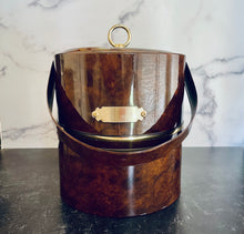 Load image into Gallery viewer, Georges Briard Tortoise Padded Ice Bucket, 1970 MCM
