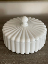 Load image into Gallery viewer, Milk Glass, Lidded Candy Dish
