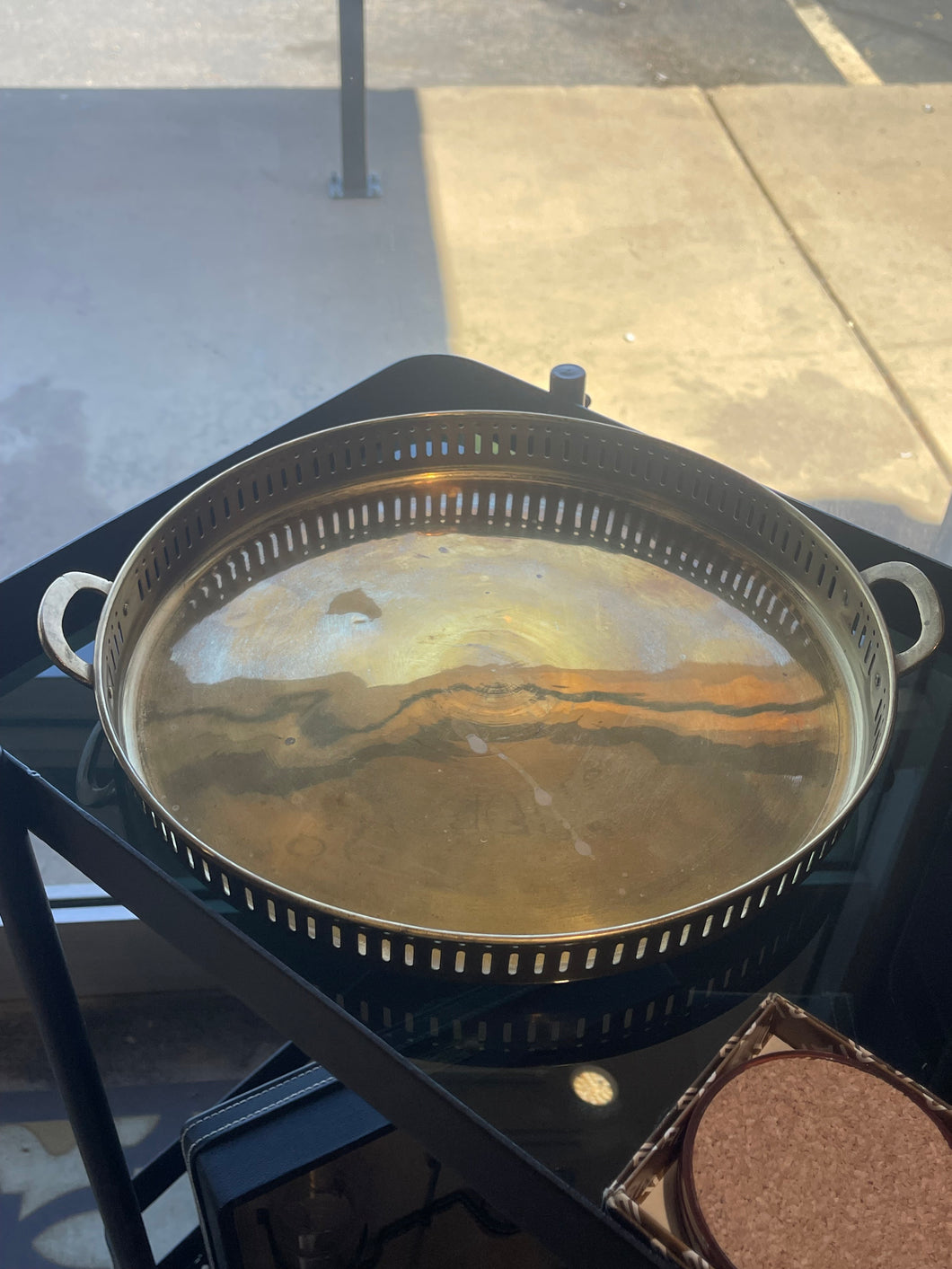 Vintage Brass Tray