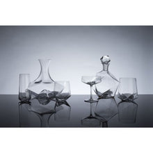 Load image into Gallery viewer, Faceted Crystal Liquor Decanter
