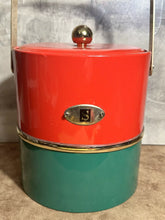 Load image into Gallery viewer, Georges Briard Red &amp; Green Ice Bucket
