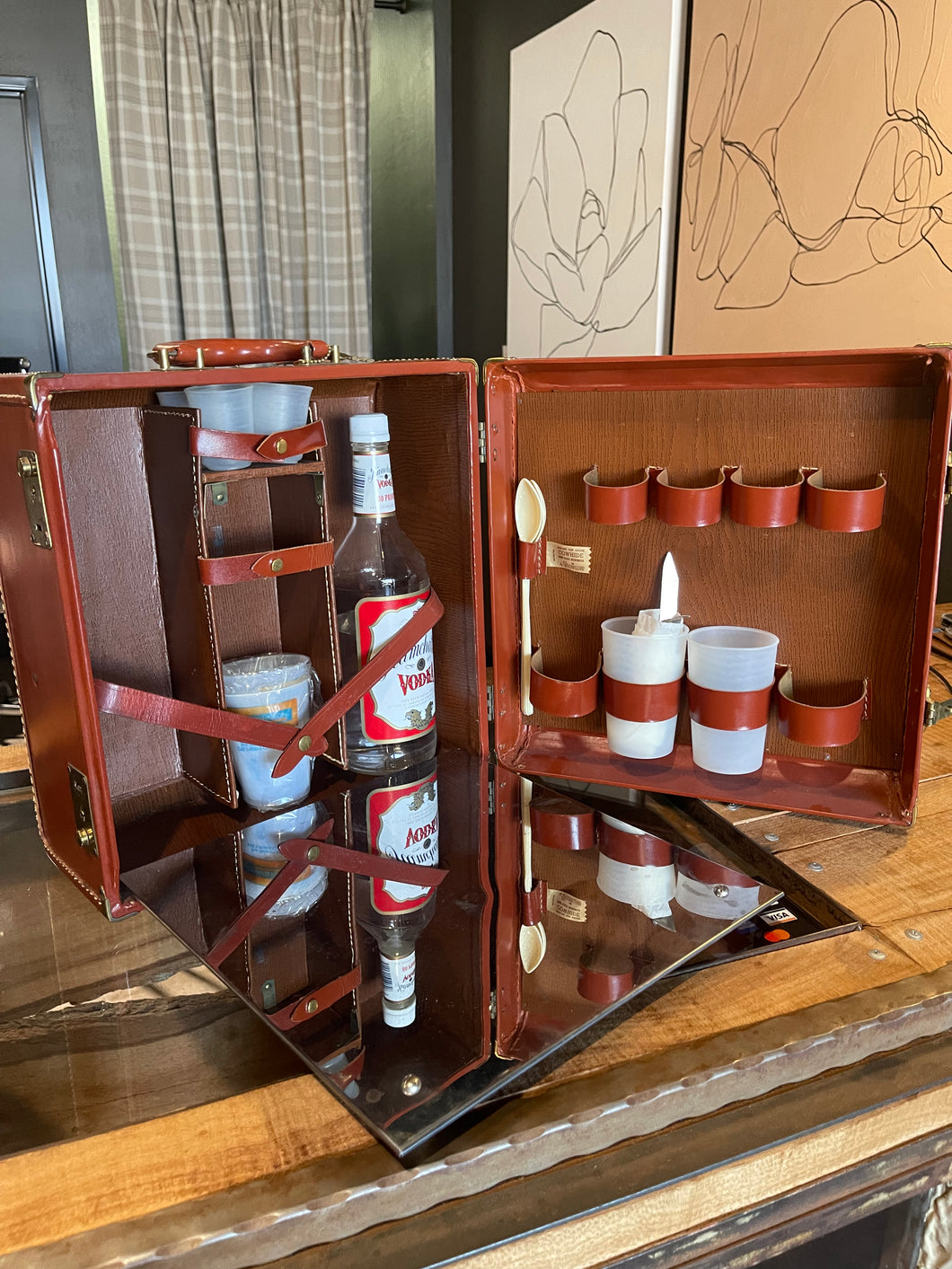 Vintage Travel Bar Set
