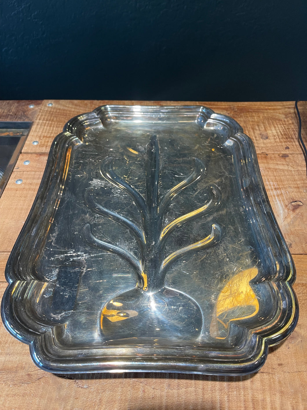 Silver-Plated Meat Platter – Chadwick 1510 by International Silver Co.