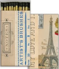 Load image into Gallery viewer, French Themed Matchbox - My Love and I
