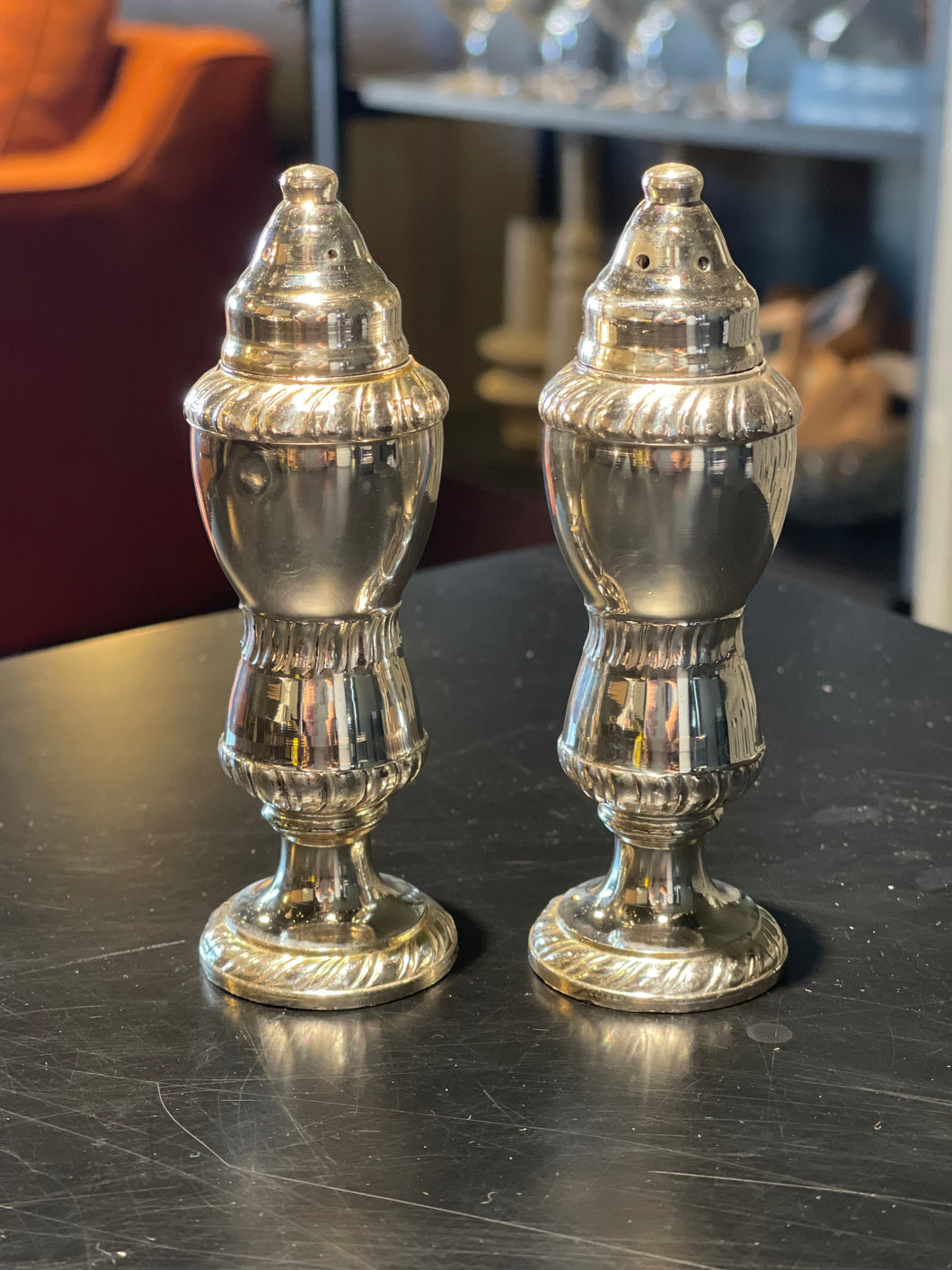 Vintage Neco Silver-Plated Salt & Pepper Shaker