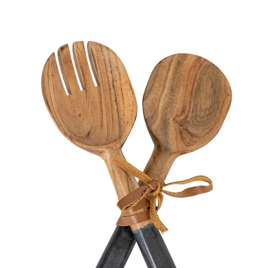 Serving Wood Utensils Set of 2