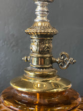 Load image into Gallery viewer, MCM Optic Amber Table Lamp
