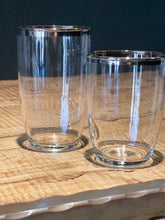 Load image into Gallery viewer, MCM Platinum Rim Tumblers-Set of 4 Small
