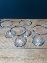 Load image into Gallery viewer, MCM Platinum Rim Tumblers-Set of 4 Small
