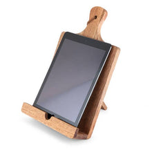 Load image into Gallery viewer, Acacia Wood Tablet Cooking Stand
