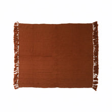 Load image into Gallery viewer, Woven Wool and Acrylic Throw with Fringe / 30% OFF!
