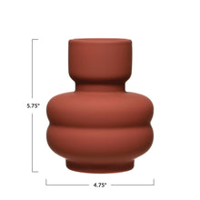 Load image into Gallery viewer, Stoneware Vase with Latex Glaze, Sienna Color / 30% OFF!
