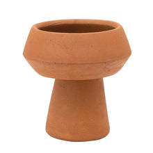 Load image into Gallery viewer, Handmade Terracotta Footed Vase
