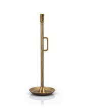 Load image into Gallery viewer, Brass Metal Taper Holder, Large &amp; Small
