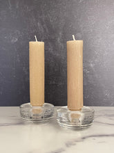 Load image into Gallery viewer, Glass Mini Candle Holder / set of 2
