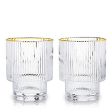 Load image into Gallery viewer, Gold Rimmed Tumblers
